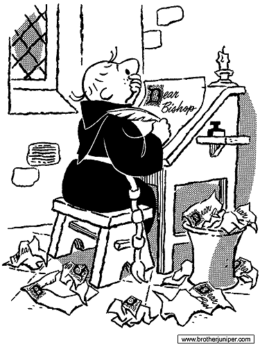 Post image for Comic# 0102 from the book “Brother Juniper.”