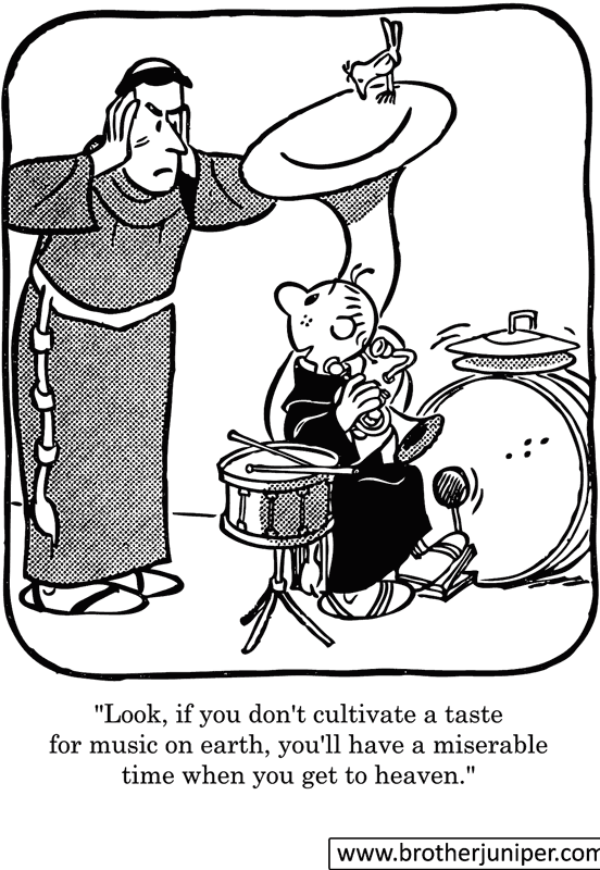 Post image for Brother Juniper Cartoon by Fr. Justin ‘Fred’ McCarthy