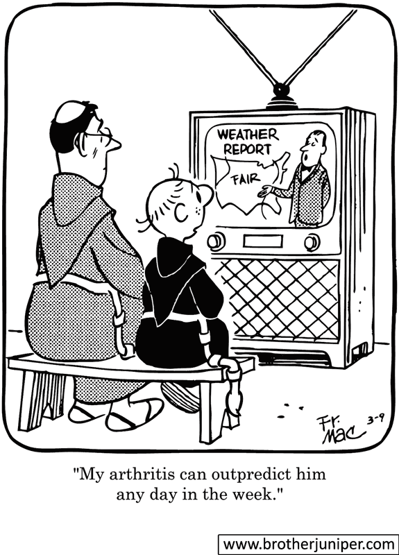 Post image for Brother Juniper Cartoon by Fr. Justin ‘Fred’ McCarthy