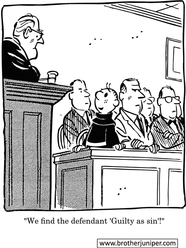 Post image for Brother Juniper Cartoon by Fr. Justin ‘Fred’ McCarthy